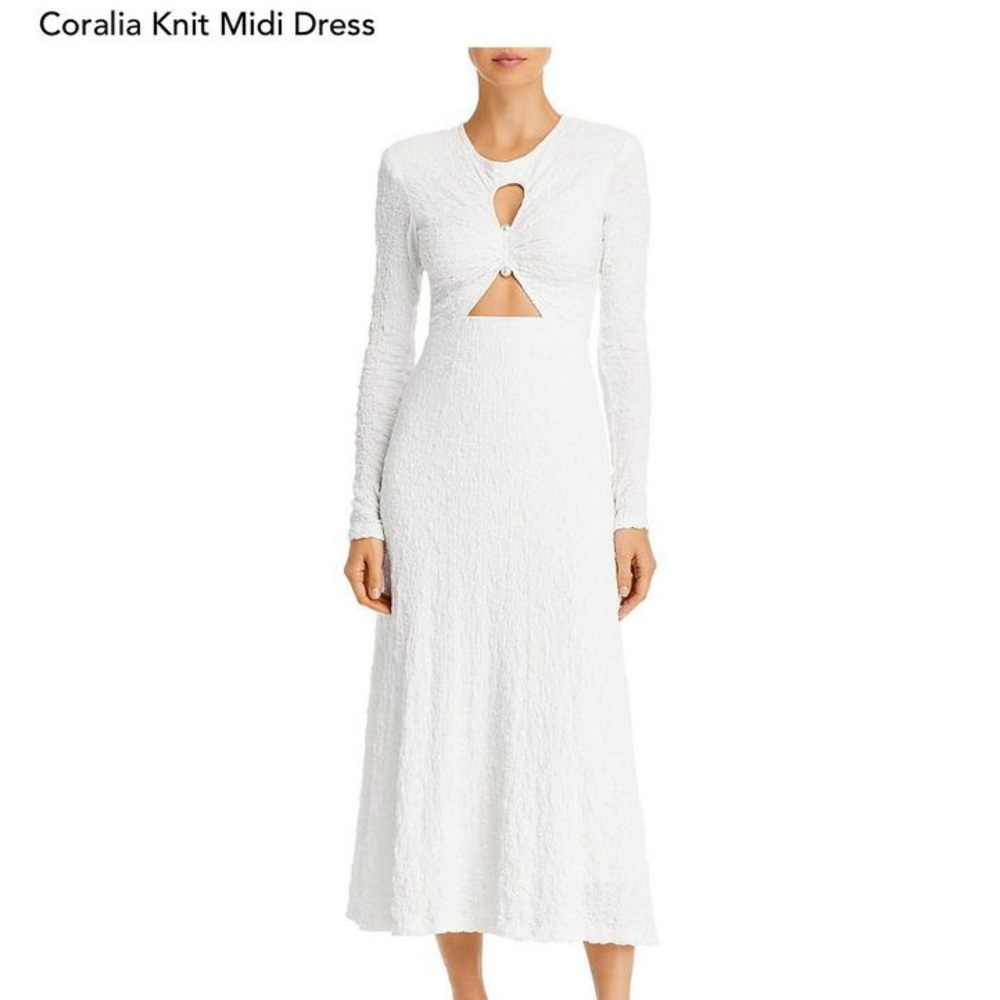 Sabina Musayev White Long Sleeve dress size medium